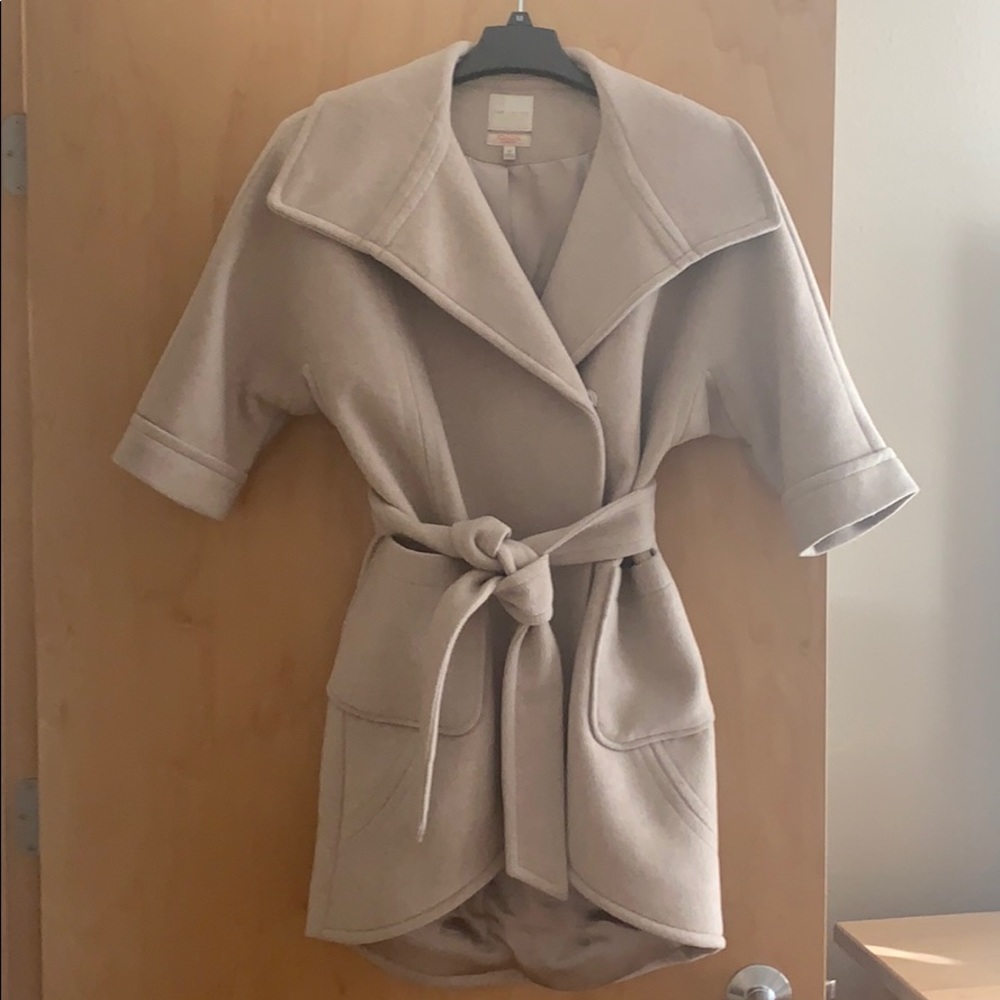 Winter wool cream colored limited dress.